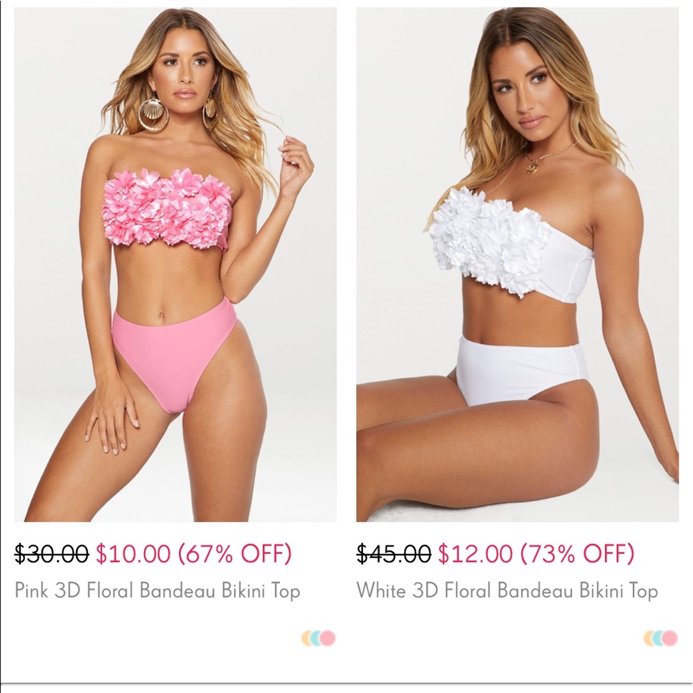 ISO pretty little thing 3d flower swimsuit